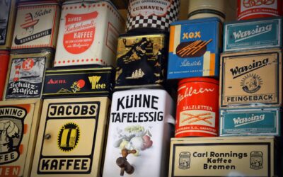 El diseño de una etiqueta para un producto alimentario